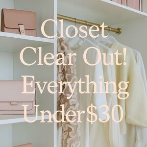 Closet Clear Out!